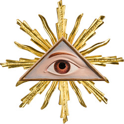 Ojo de Dios con aureola